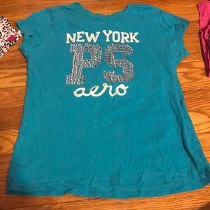 P.S Aeropostale t shirt turquoise size medium 10